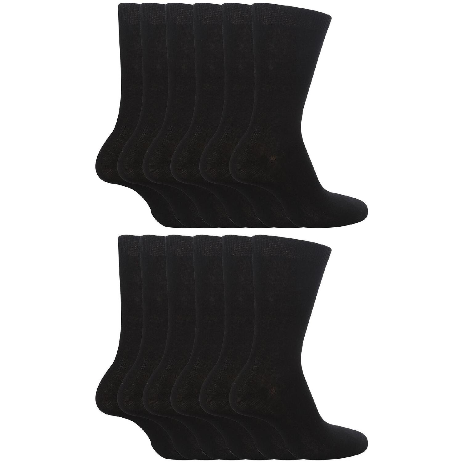Thmo Sock Snob 12 Pair Plain School Socks Boys & Girls - Image 2