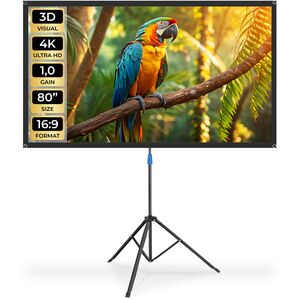 tectake® Projector Screen Cinema B