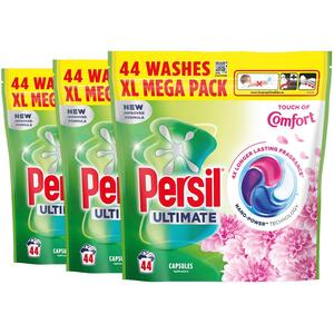 Persil Laundry Capsules Ultimate Touch of Comfort Washing Pods 132 Washes 3 Pack
