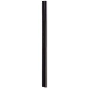 Spine Bar 80 Sheet Binding Bar for Unpunched Docs - 25 Pack - A4 Black
