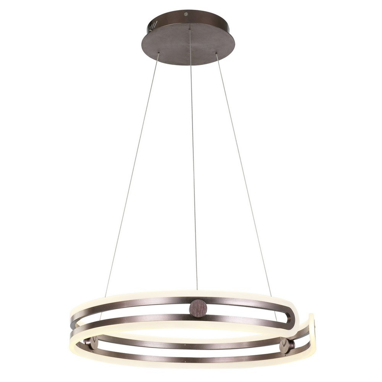 Italux Lighting Modern Pendant Light Brown E - Brown