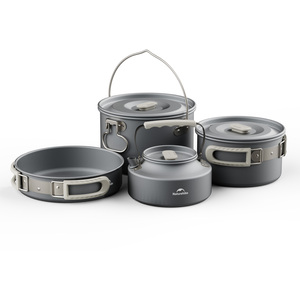 NATUREHIKE Wild Trekking Aluminium Alloy Cook Set - 2-4 Person