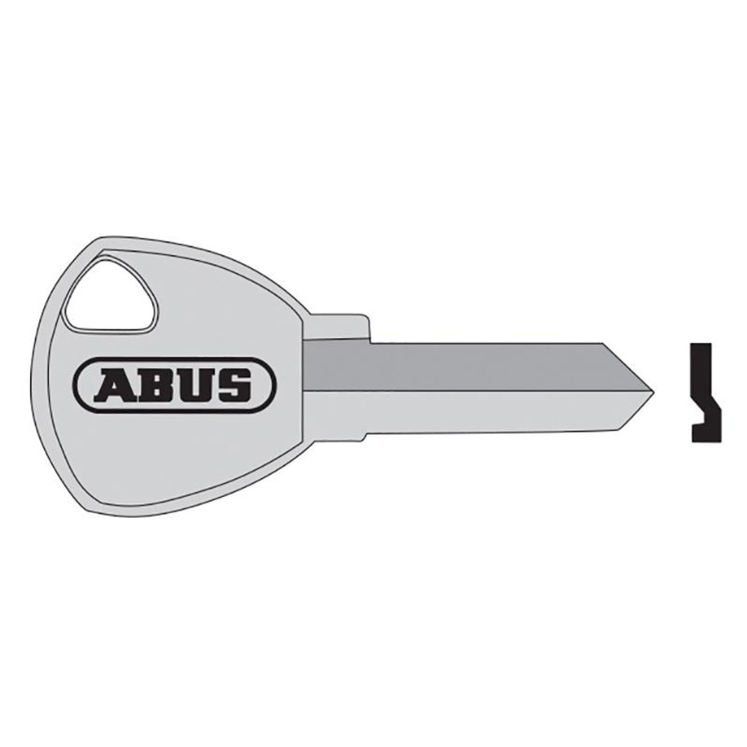 Abus Mechanical 65 Series Key Blank E - Multi Colour