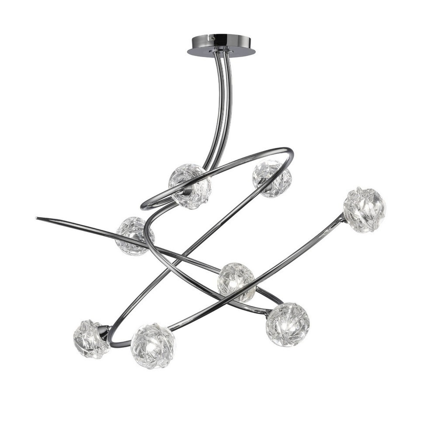 Inspired Lighting Maremagnum Ceiling Light Chrome