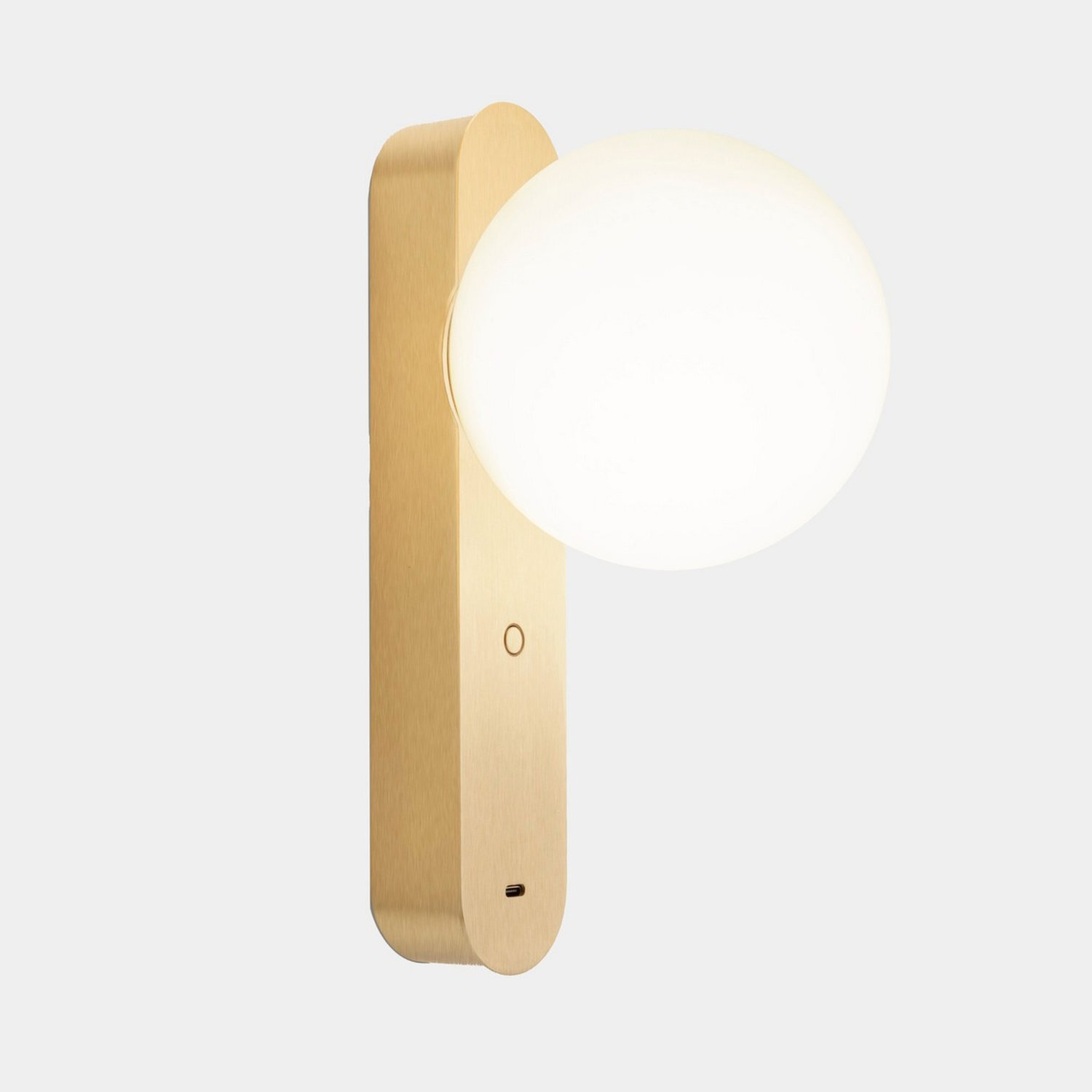 B&Q - Luminosa Perlina Globe Wall Lights Matte Gold Led 8.8W Cct 2700-3000-4000K Touch Dimming - Image 2