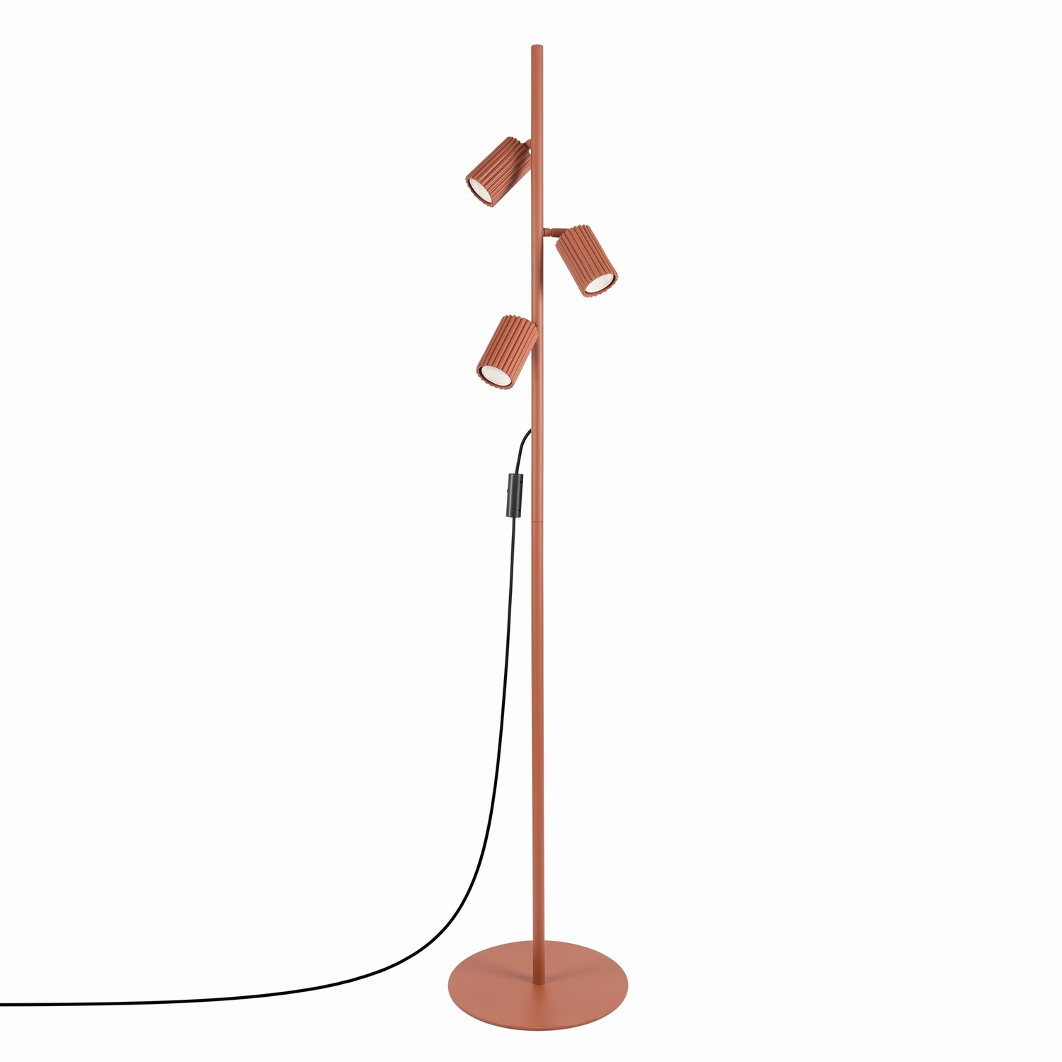 Sollux Lighting Floor Lamp Karbon 3 Red Ochre