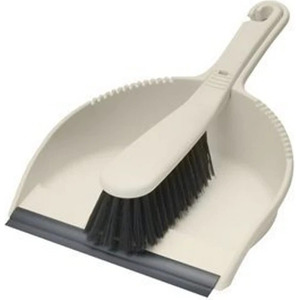 Addis Linen Stiff Dustpan And Brush Set