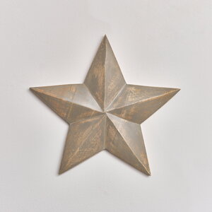 Large Wooden Wall Star Decoration