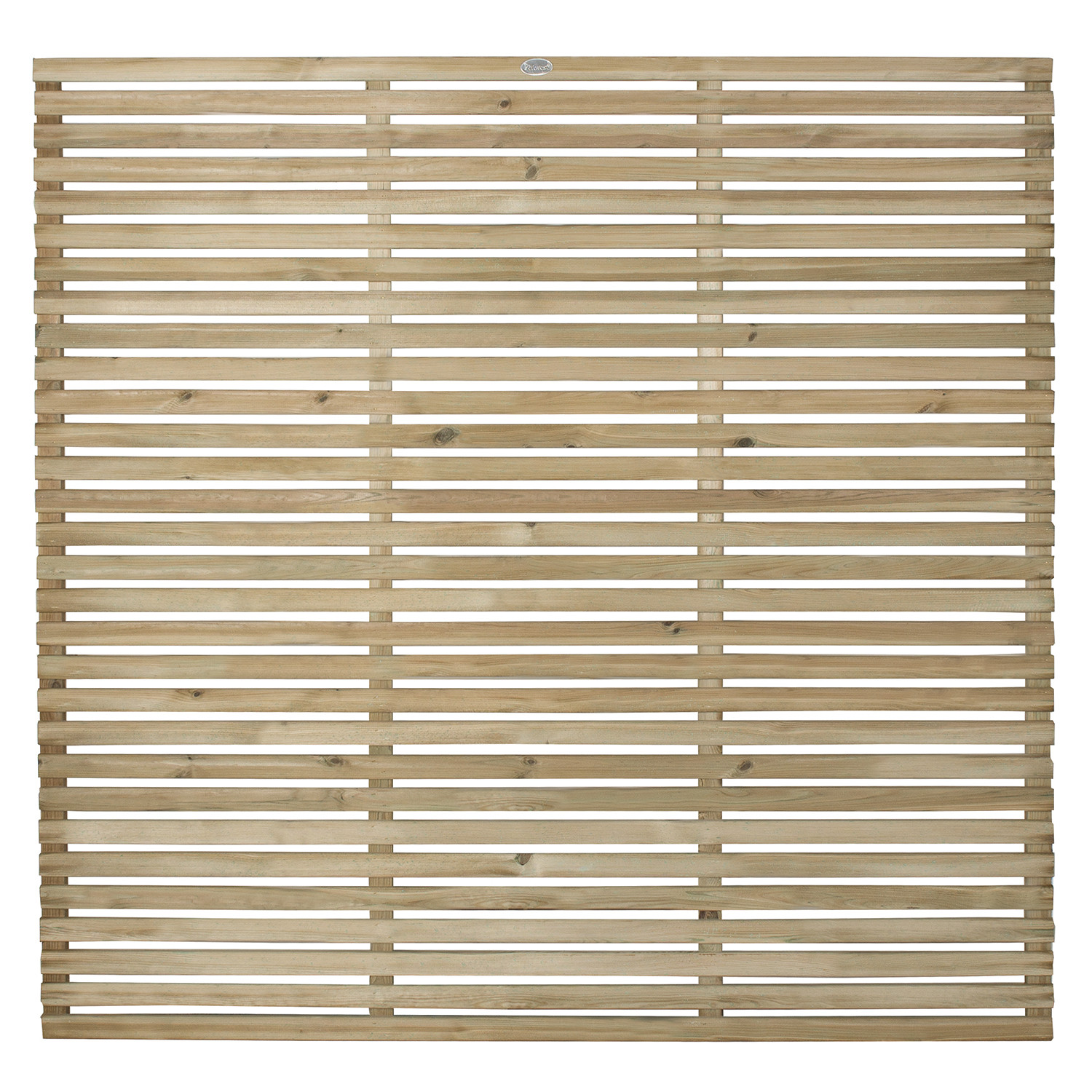 Forest Contemporary Slatted Fence Panel - Natural Timber / 1.8M / 5