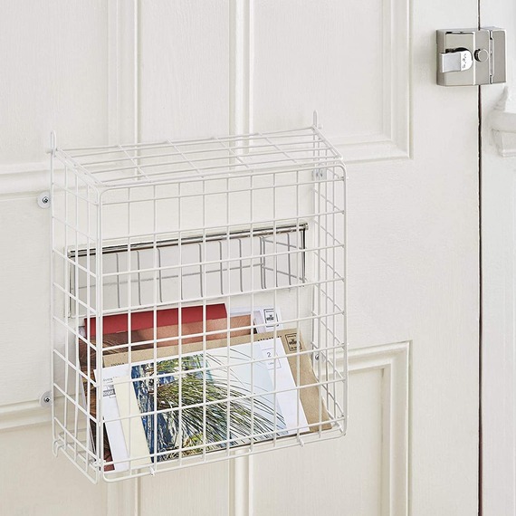 Letter Box Catcher Basket With Lift Up Lid