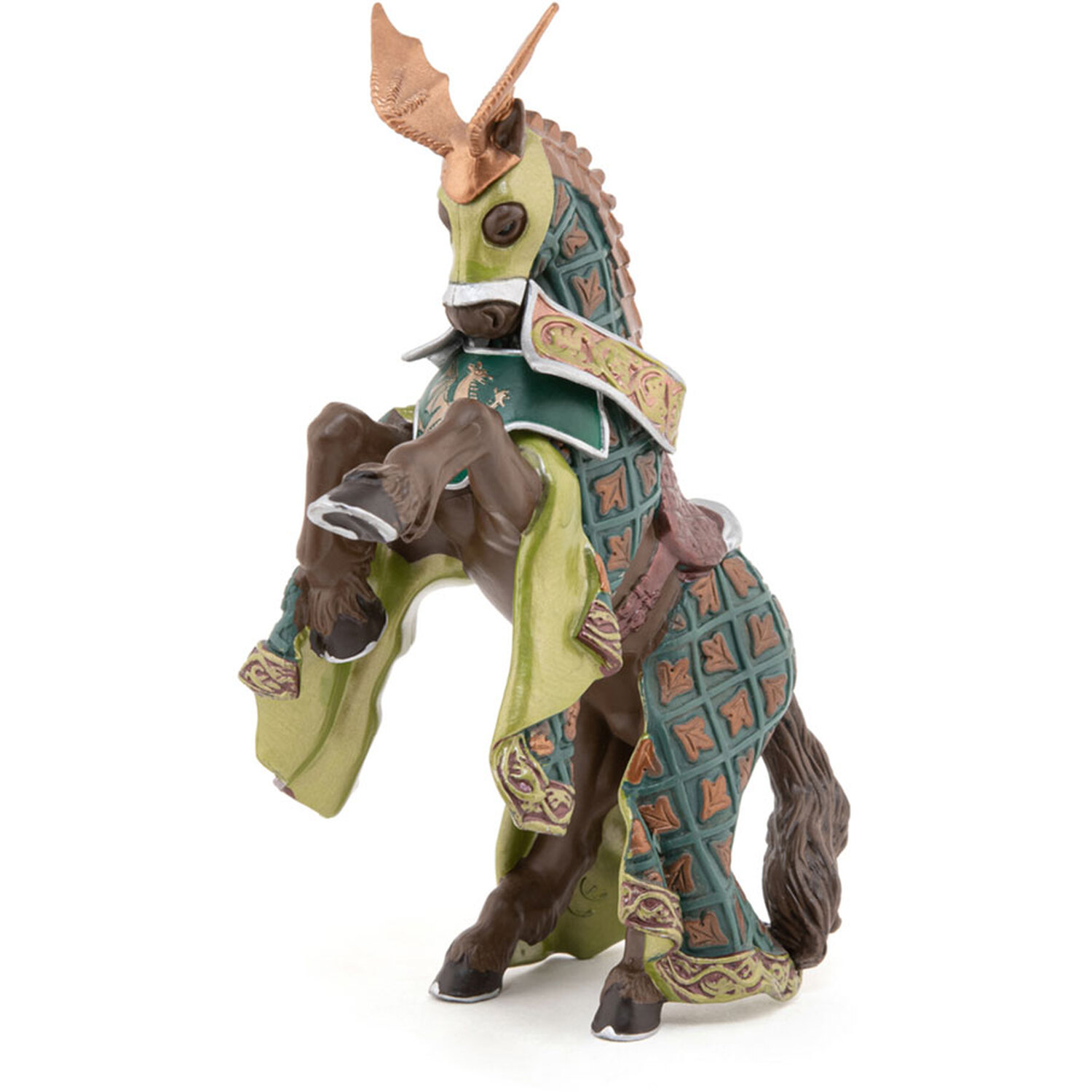 Image of PAPO Fantasy World Weapon Master Dragon Horse Toy Figure - Black