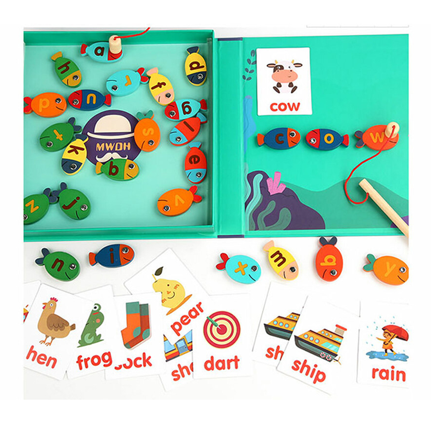 Early Education Magnetic Fishing Spelling Toy