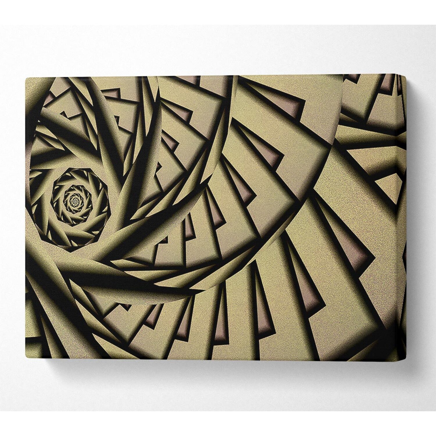 Wallart-Direct - Illusion Canvas Print Wall Art - Yellow / 101.6cm thumbnail