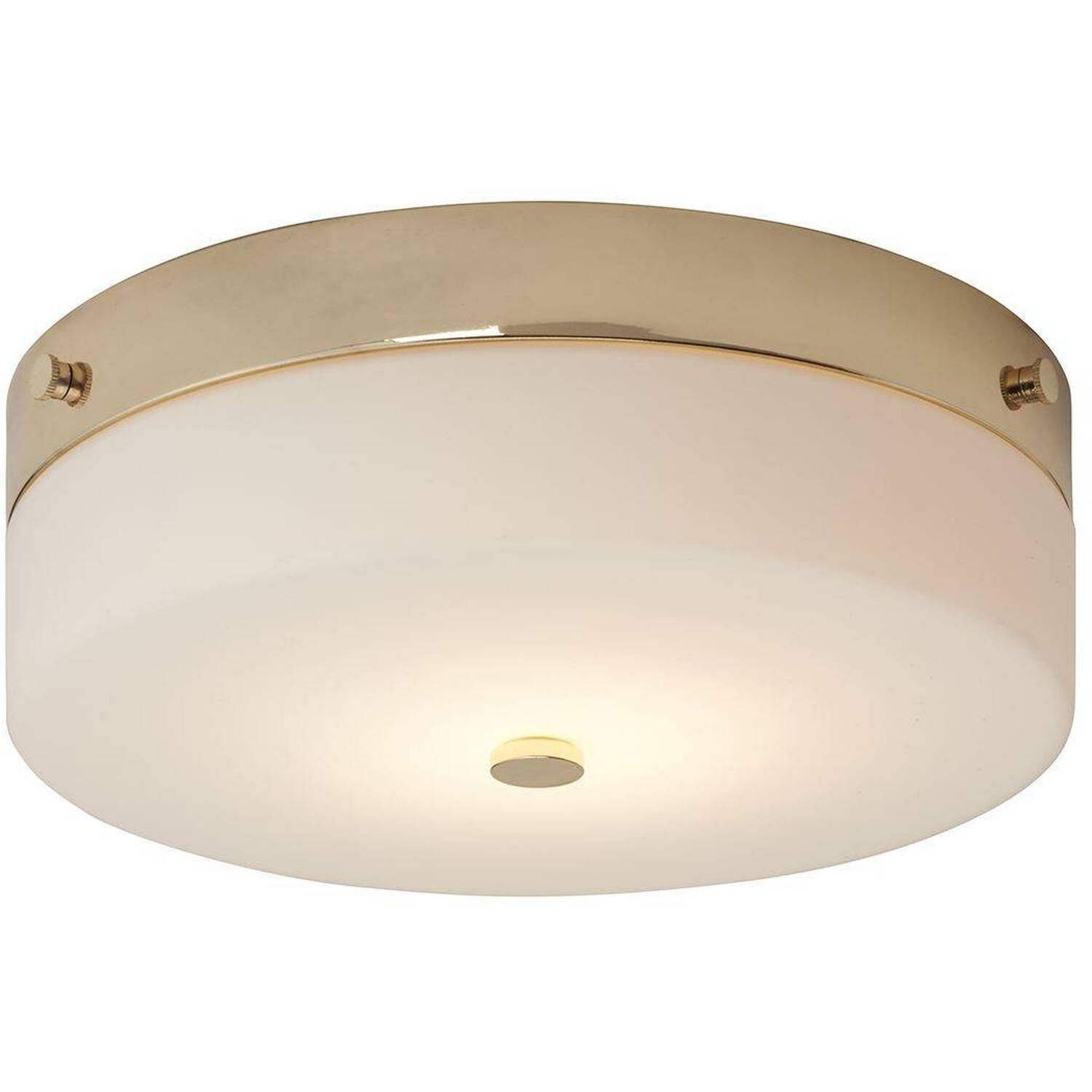 Tamar 1 Light Large Flush Light - Polished Gold - Polished Gold