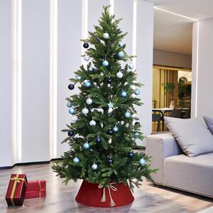 Ruby Red Velvet Christmas Tree Skirt