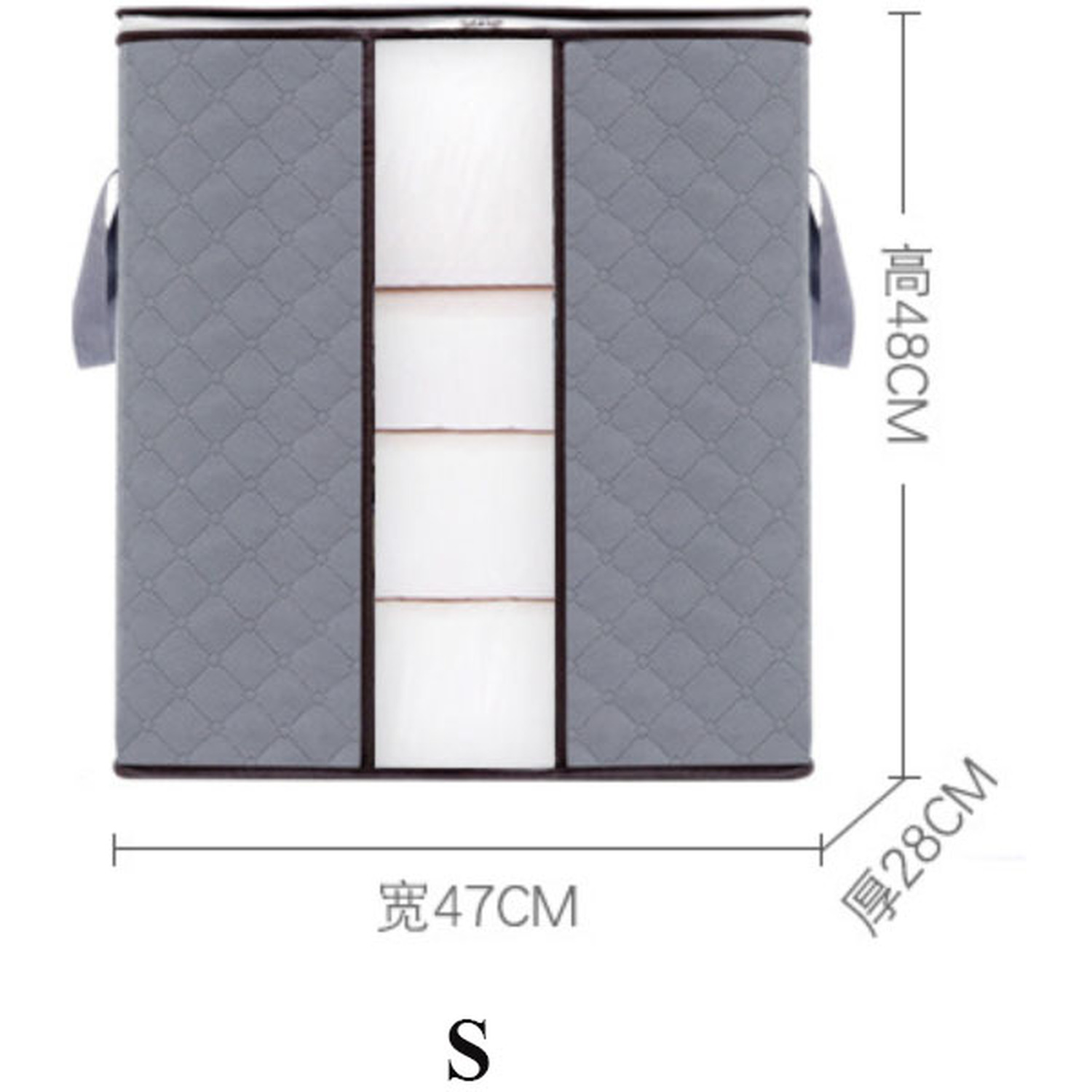 Image of Clothes Storage Bag - Grey /&hellip;