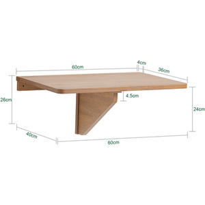 Neutral SoBuy Folding Wall-mounted Drop-leaf Table Kitchen Dining Table shot 3416544