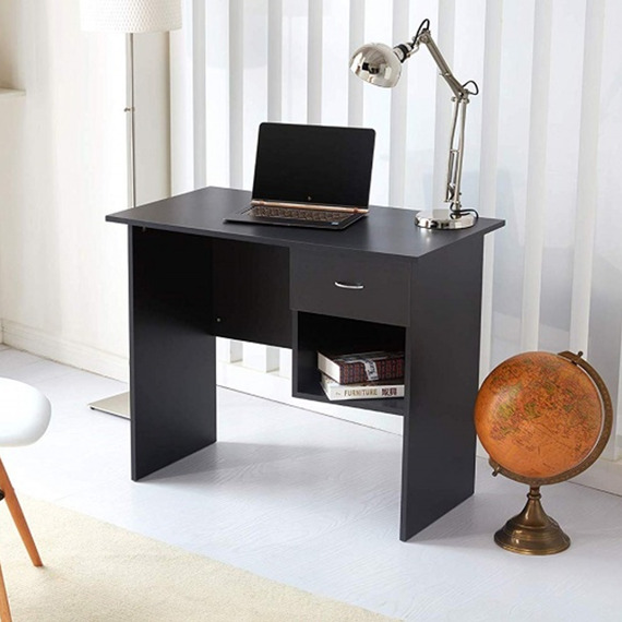 Wexford Computer Desk with Drawer and Open Storage Space