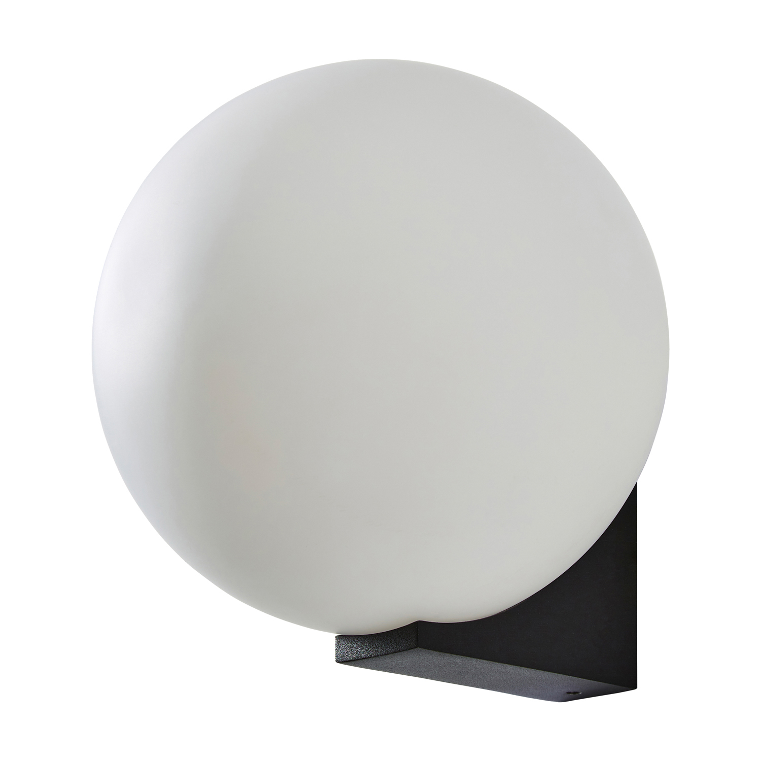 Bola Bathroom Flush Ceiling Light - Black