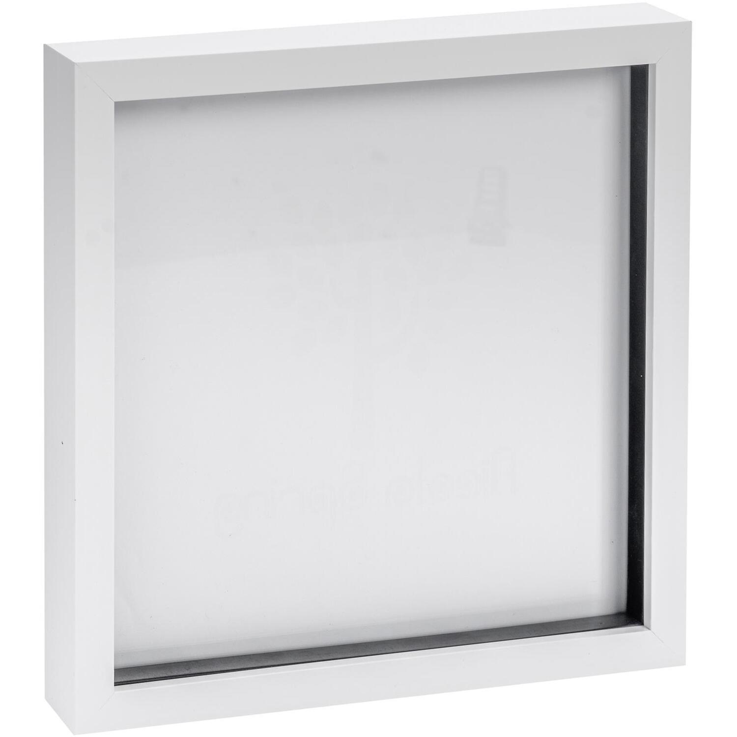 20x20" 3D Box Photo Frame - White