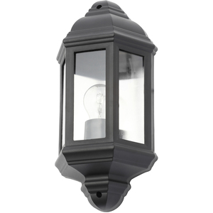 Bangor Outdoor Half Lantern Wall Light