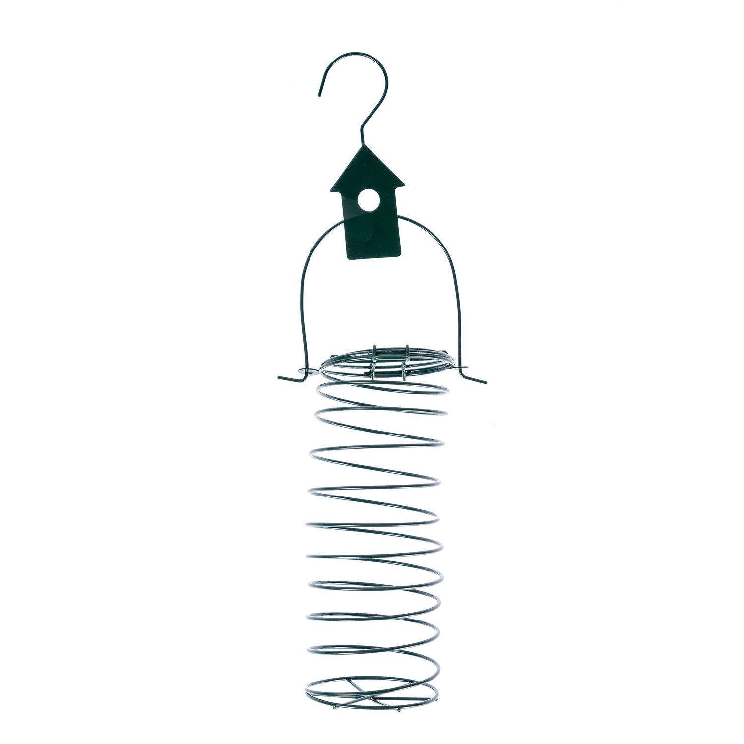 Image of Metal Hanging Bird Feeder with Bird&hellip;