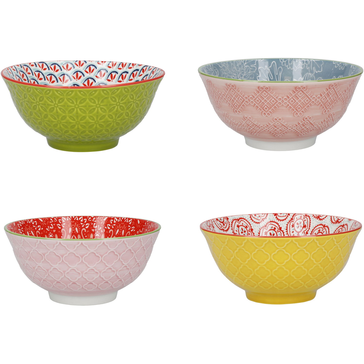 Image of Cereal Bowl Set, Ceramic, Brights'Designs, 15cm,&hellip;