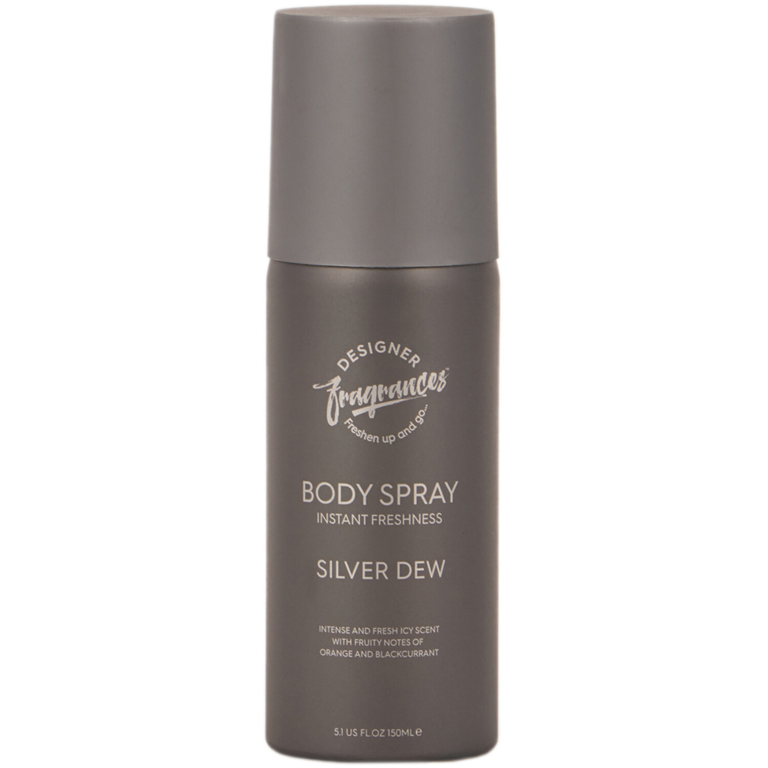 Designer Fragrances Silver Dew Body Spray 150Ml - Grey