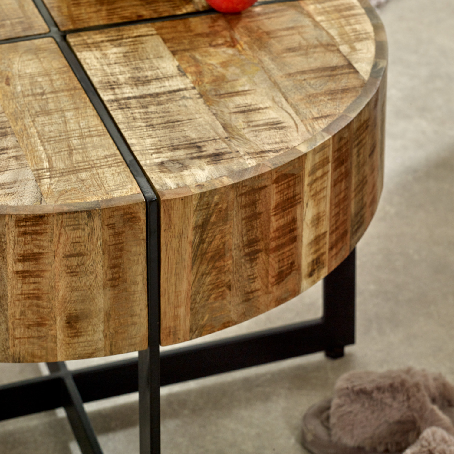 Surrey Solid Wood & Metal Coffee Table