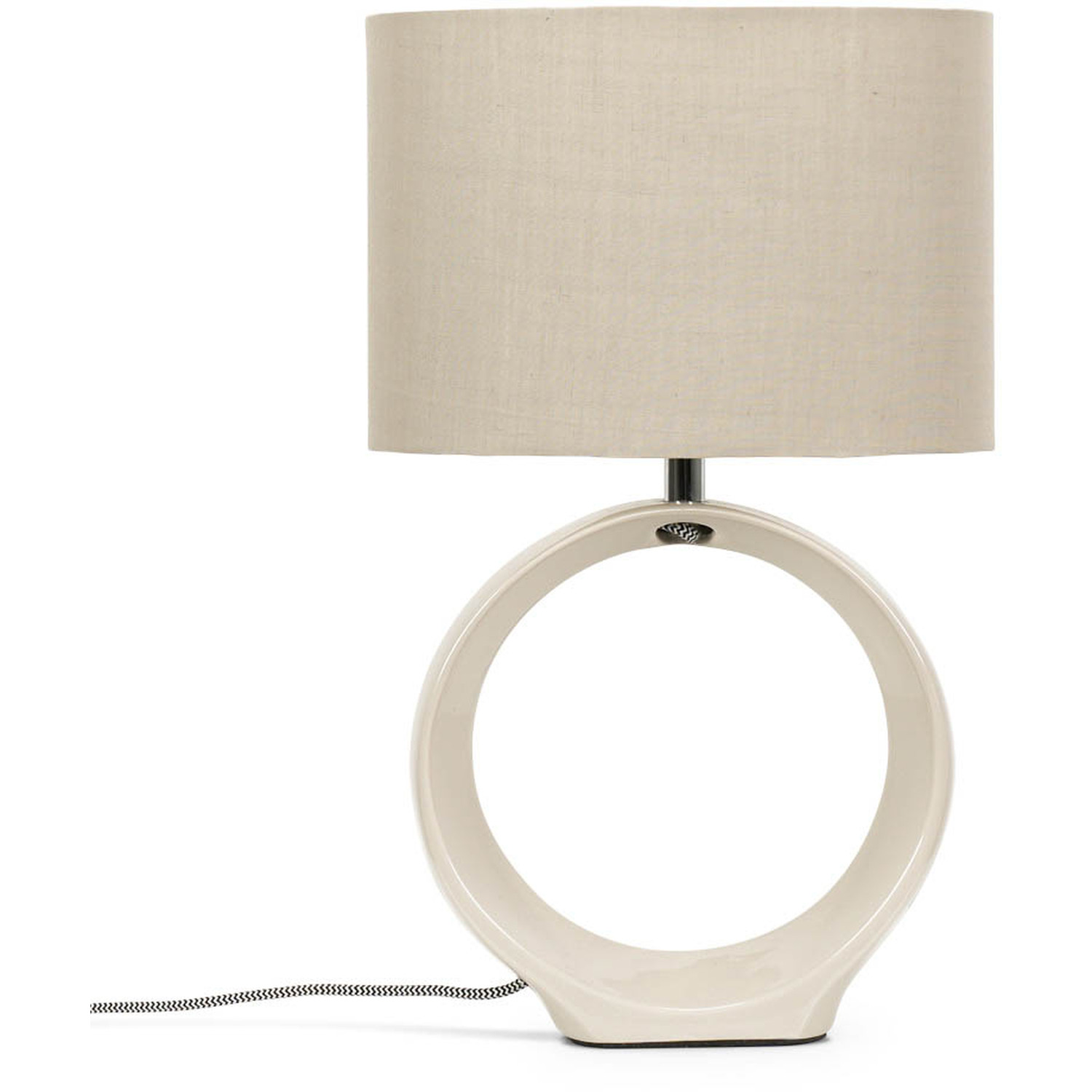 Image of Tia Hoop Ceramic Table Lamp -&hellip;