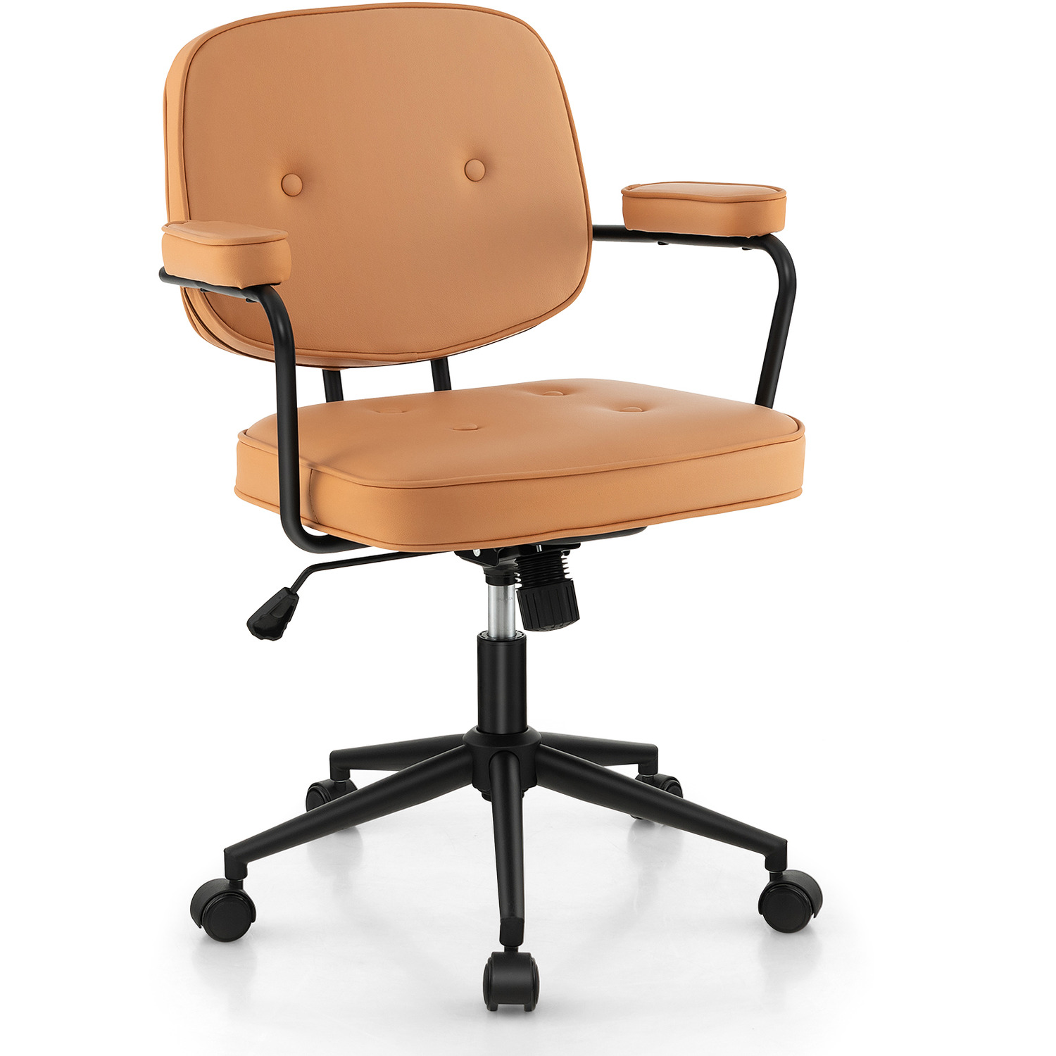 Office Computer Chair Swivel Task Chair - Orange