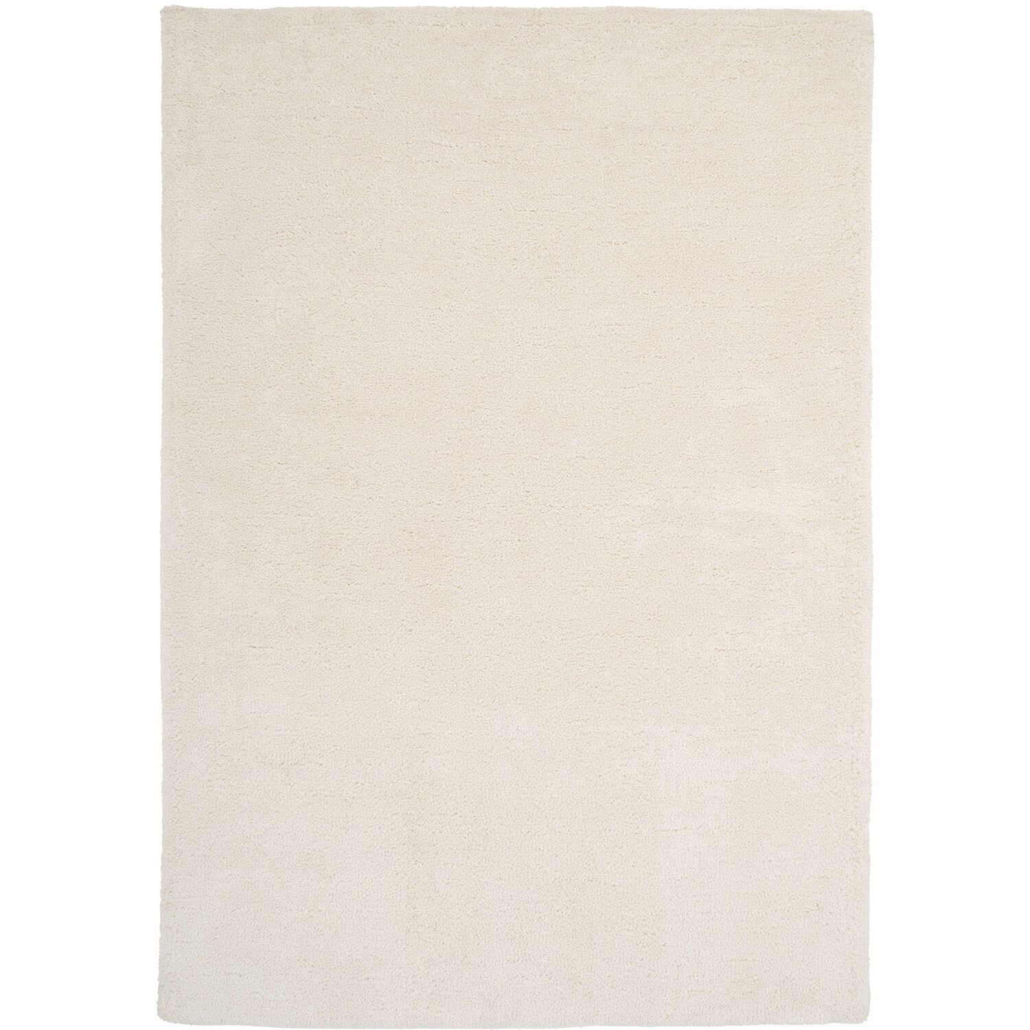 Cream Beige Shaggy Rug - Cream / 120cm x 170cm