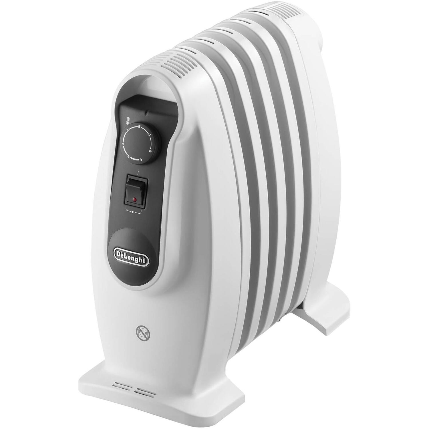 Delonghi 0.5Kw Nano Oil Filled Radiator - White
