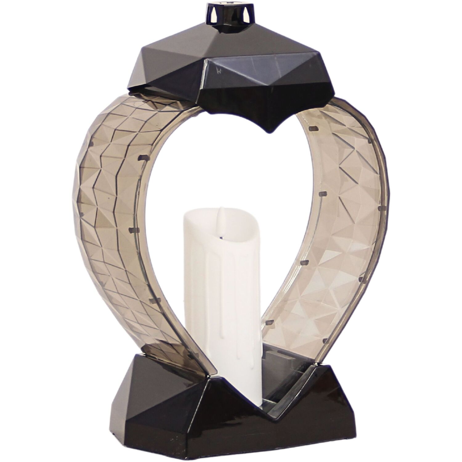 Image of Large Heart Shaped Memorial Grave Lantern&hellip;