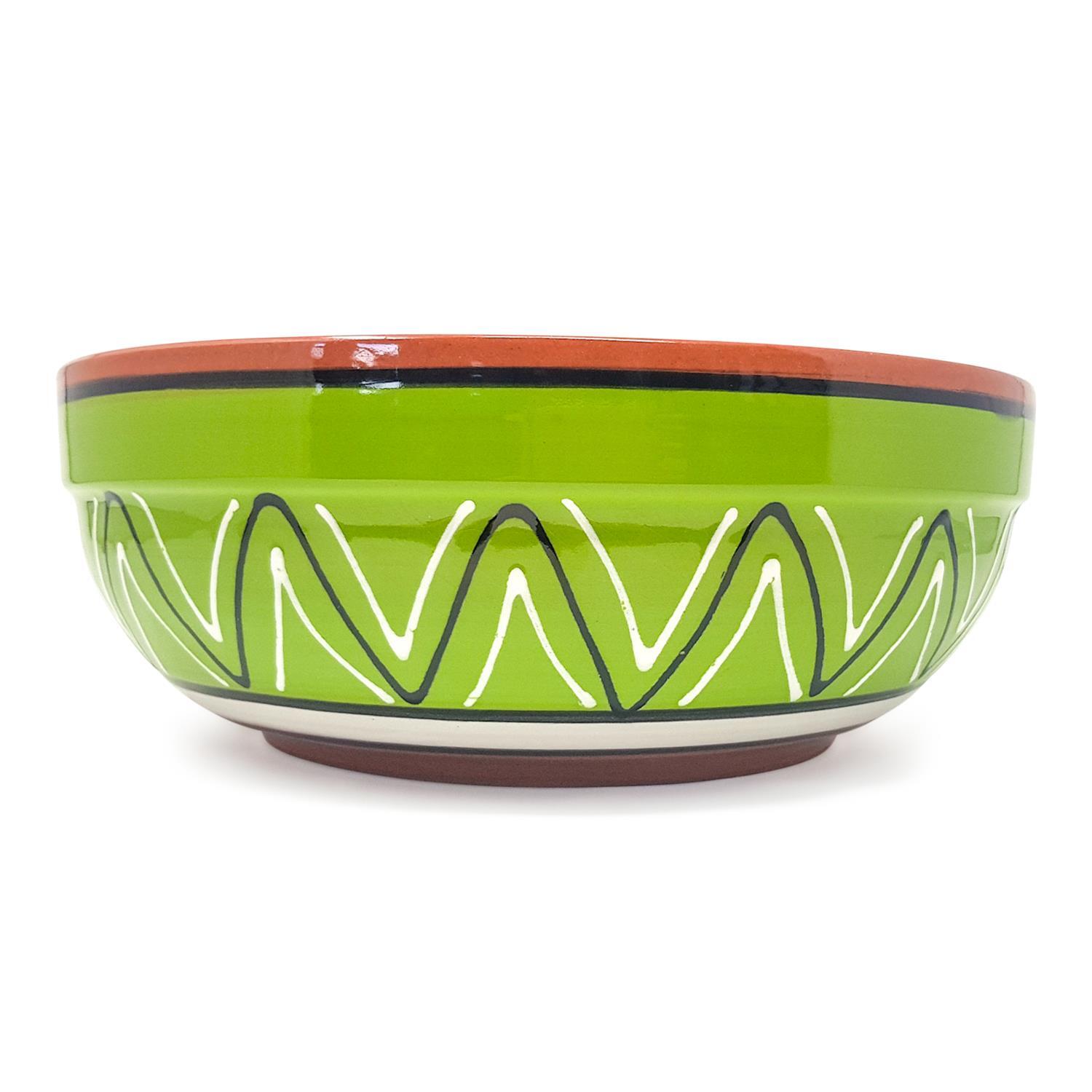 Image of Fiesta Hand Painted Ceramic Salad Bowls&hellip;
