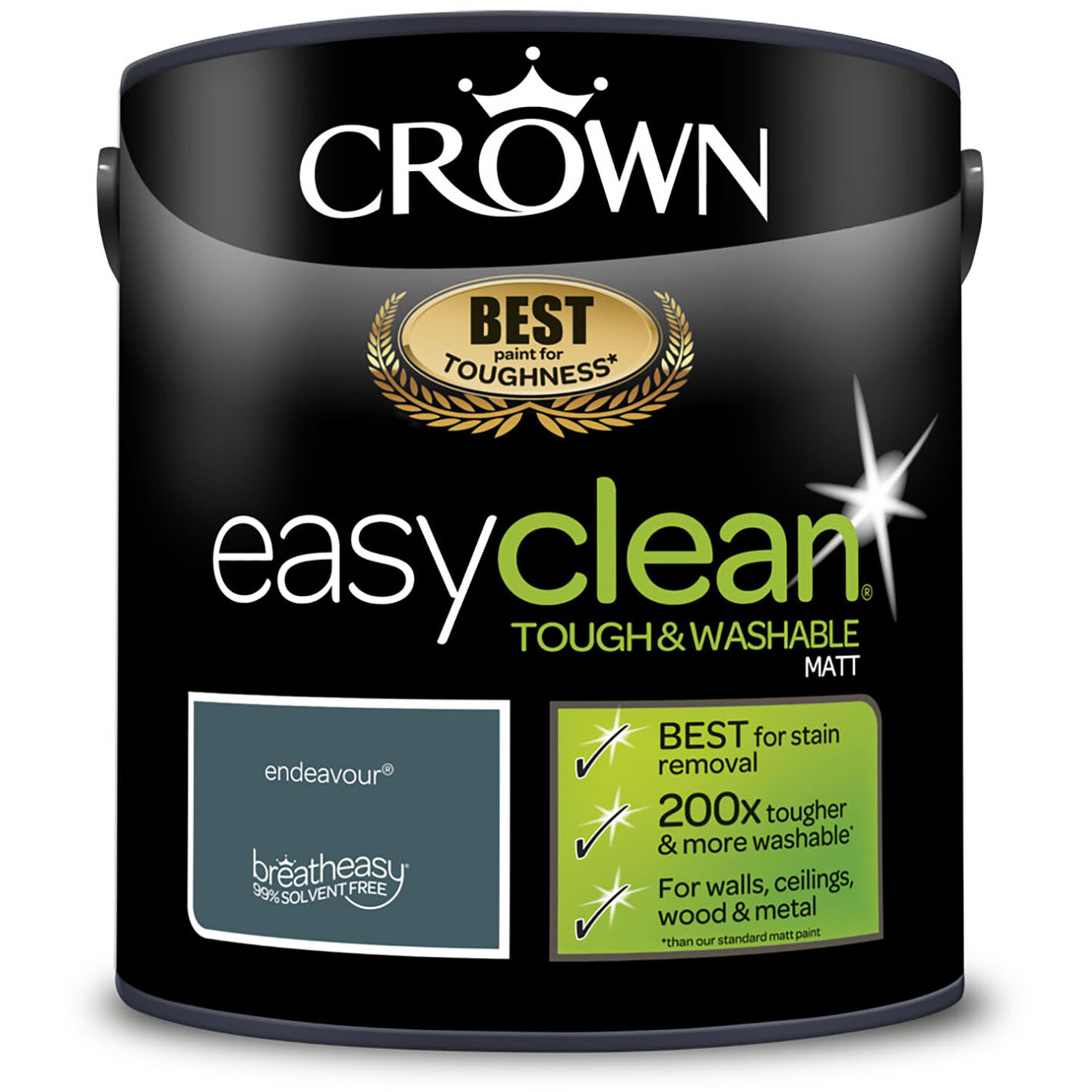 Crown Easyclean Matt Emulsion Paint - Endeavour