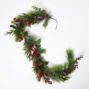 Artificial Winter Woodland and Eucalyptus Garland