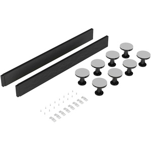 Shower Tray Leg Set For 1000mm Square Rectangular Resin Trays Grey