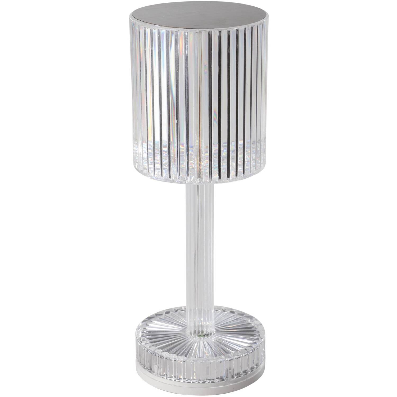 EGLO Lucignano LED Colour Changing Classic Table Lamp - Transparent