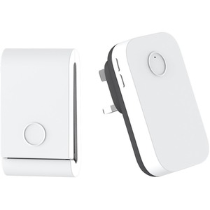 Wireless Kinetic Doorbell and Chime with UK Plug