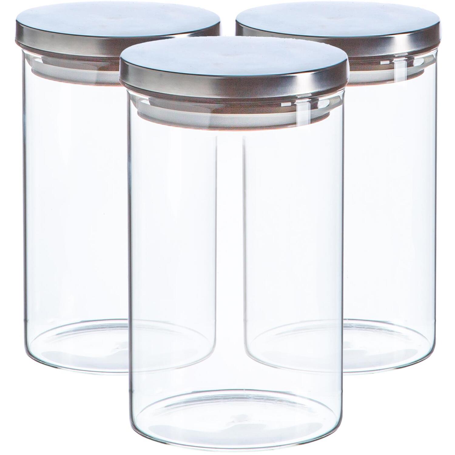 Image of Scandi Storage Jars with Metallic Lids&hellip;