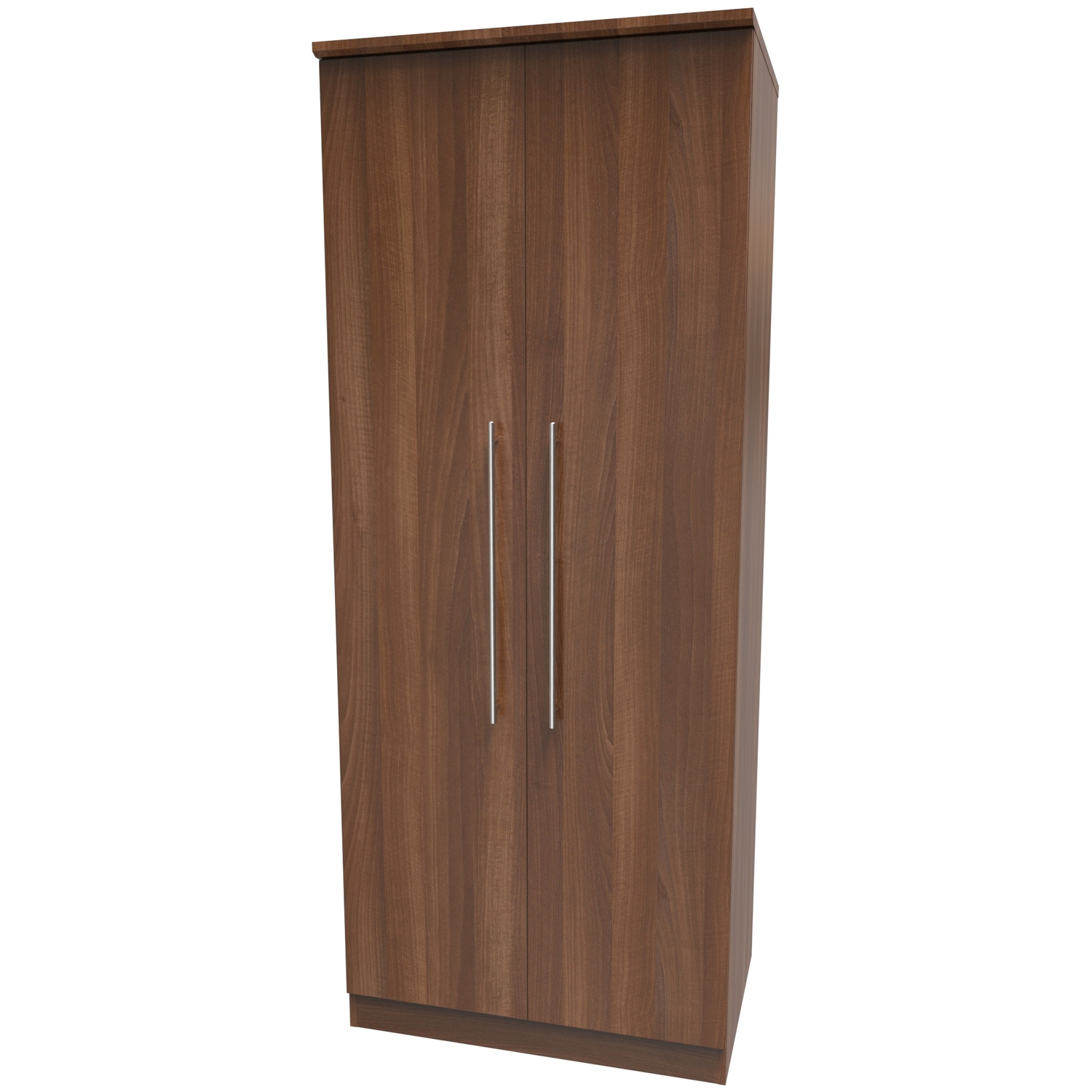 Sherwood Ready Assembled 2 Door Wardrobe - Noche Walnut