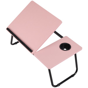 Livingandhome Adjustable Foldable Laptop Bed Table