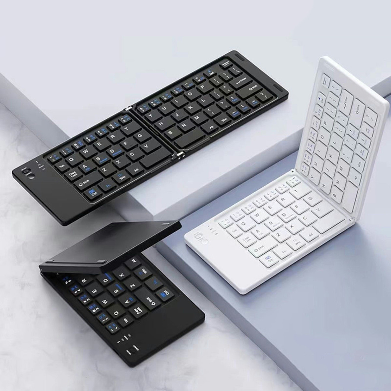 Portable Key Boards Portable Foldable Mini Bluetooth Universal Keyboard