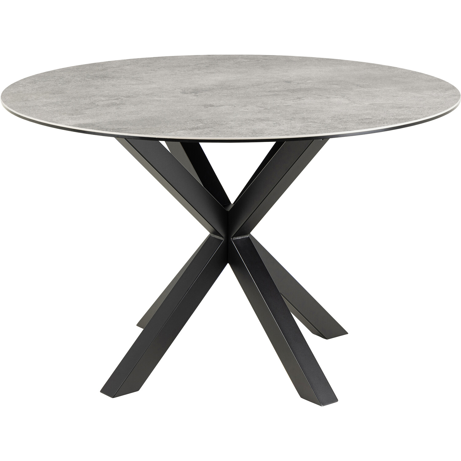 Heaven Ceramic Round Dining Table - Rusty Brown