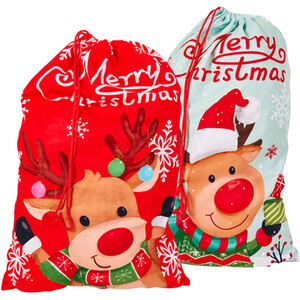 Reindeer Christmas Sack