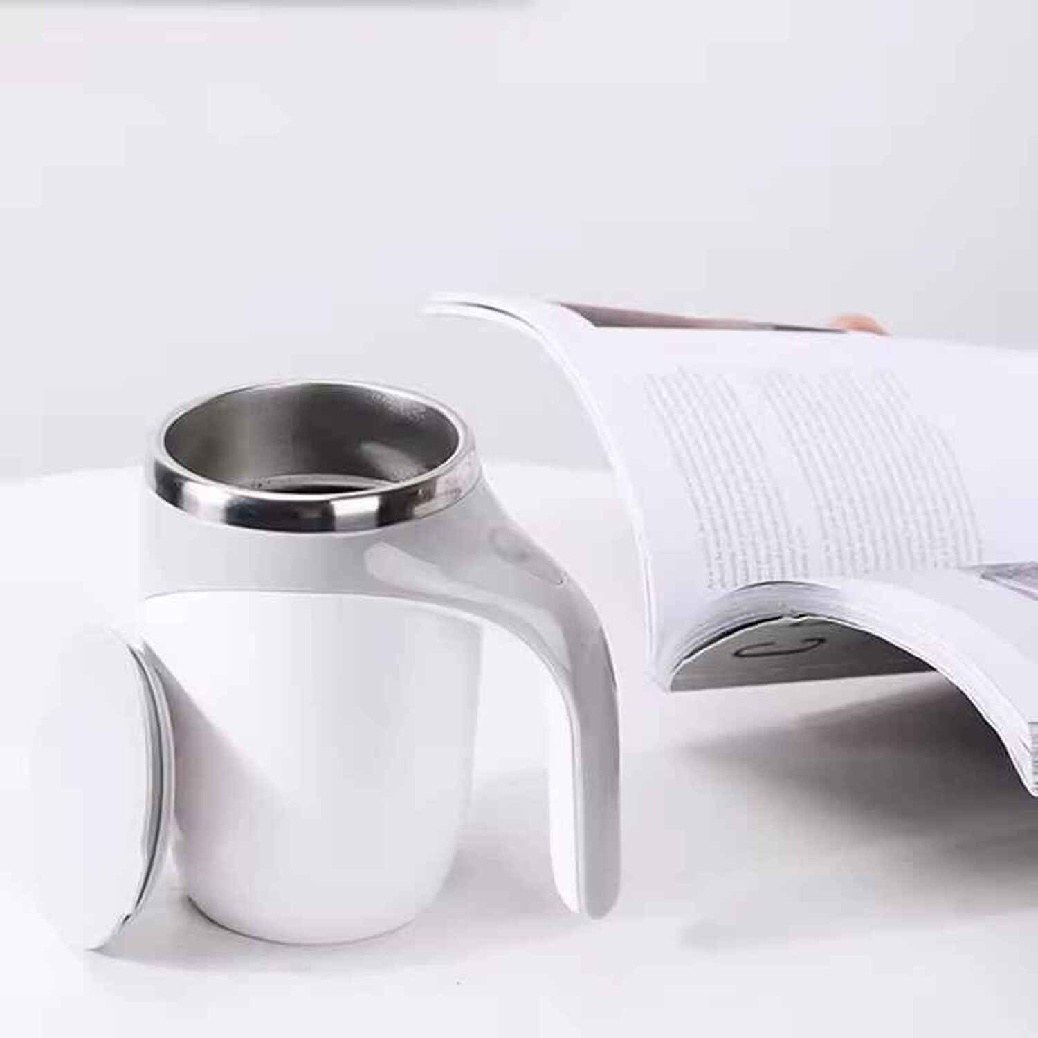 Image of Automatic Stirring Cup Rechargeable Stainless Steel&hellip;