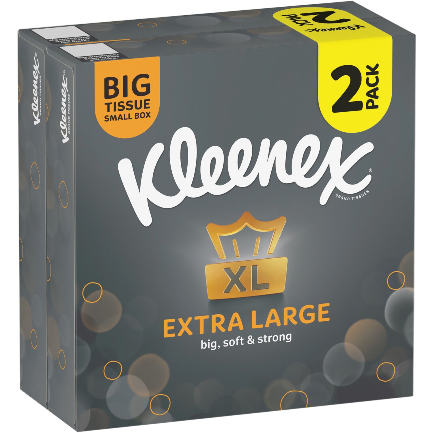 Pack of 2 Kleenex Extra Large Tissue Boxes