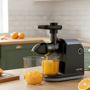 BPA-Free Slow Juicer Cold Press Fruit and Vegetable Extractor