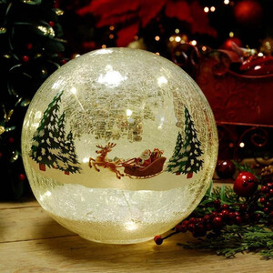 Santa Sleigh Crackle Ball